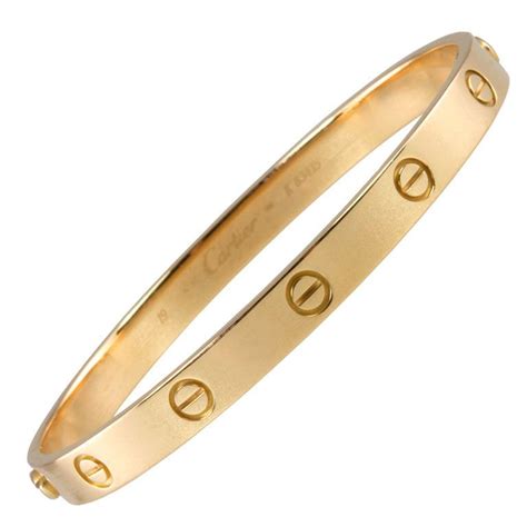 love bracelet cartier second hand|pre owned cartier love bracelet.